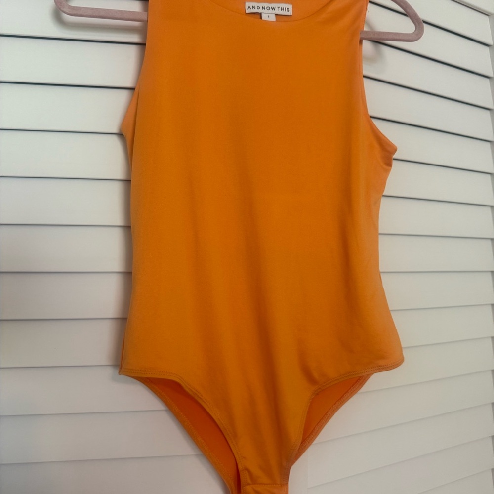 Vibrant Orange Bodysuit